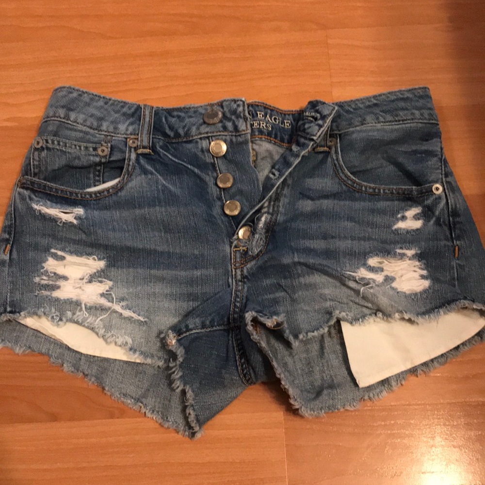 American eagle hi-rise shorts